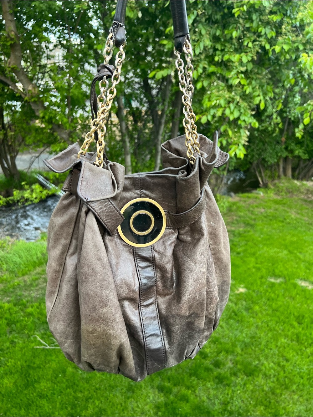 Badgely Mischka hobo bag